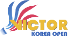 Volano - Korea Open - Maschili - 2018 - Tabella della coppa