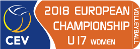 Pallavolo - Campionati Europei U-17 Femminili - Gruppo A - 2018